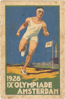 1928 Olympic Games Program from Andres Mazzali Estate